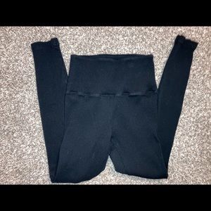 Ribbed PINK yoga leggings